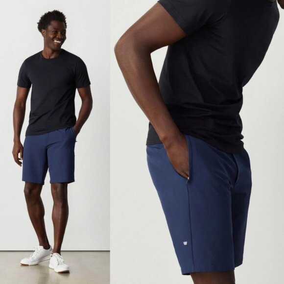 NEW Mack Weldon Performance Technical Shorts True Navy Blue Flex Size XXL Radius - Picture 1 of 16